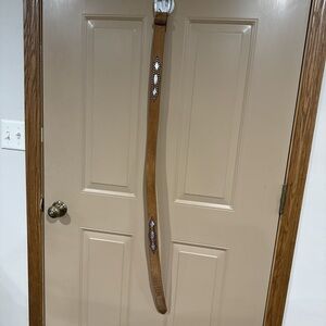 Nocona Brown Belt with Silver Buckle